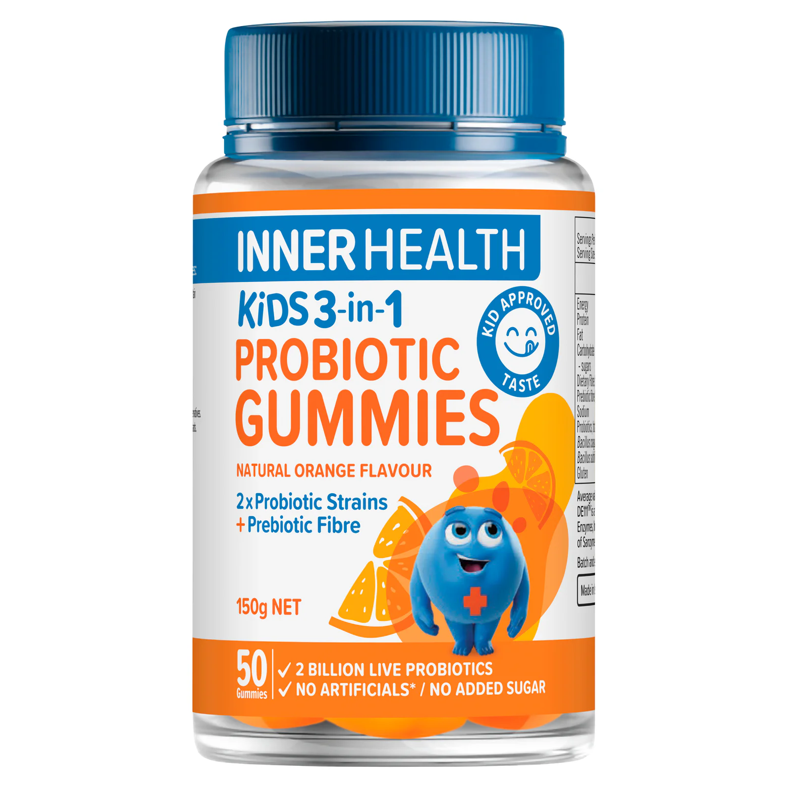 Inner Health Kids 3-In-1 Probiotic Gummies 50 gummies